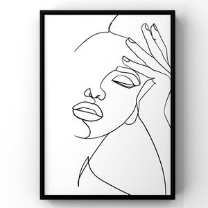 ✨NEW✨Original 8x10 Illustration Minimalist Woman Art Print Un…